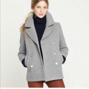 Jcrew Majesty stadium cloth nello gray coat